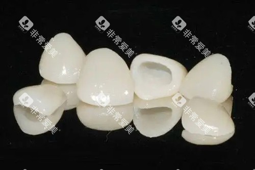 全瓷牙冠实物示意图