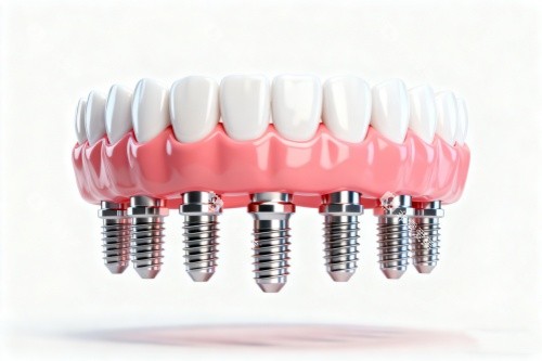 多颗种植牙展示图