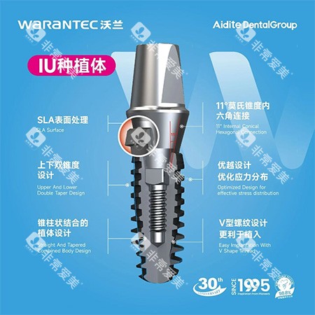 沃兰种植牙IU型号照片