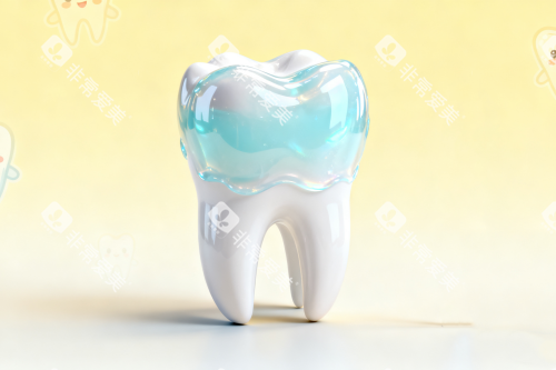 健康牙齿卡通模型