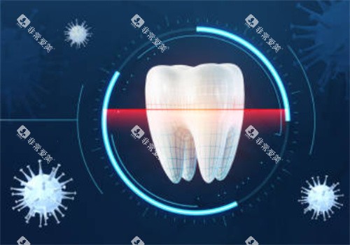 牙齿检查是否有细菌图