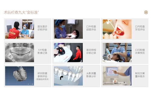 成都新桥口腔正畸术前检查九大标椎图
