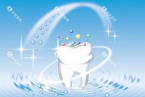 牙齿美学修复卡通宣传图 牙齿美学修复卡通宣传图