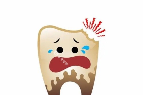 四环素牙卡通图片展示 四环素牙卡通图片展示