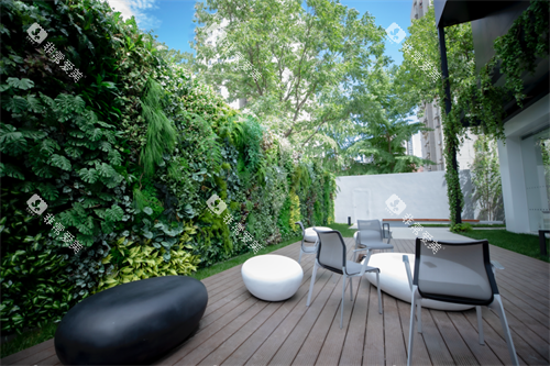 北京极简海德堡口腔露天休息区