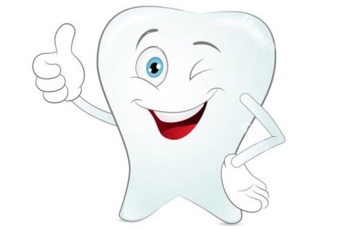 牙齿美白卡通模型图 牙齿美白卡通模型图
