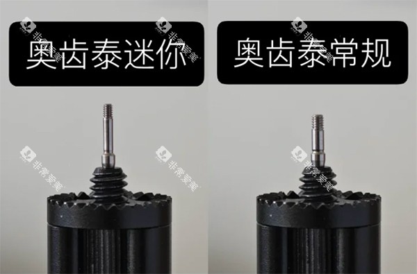 奥齿泰迷你款和常规款对比