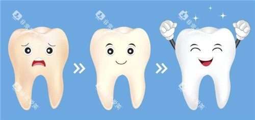 牙齿美白动画图