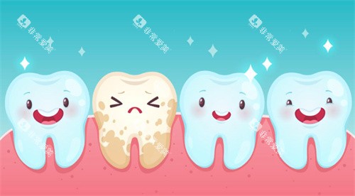氟斑牙卡通