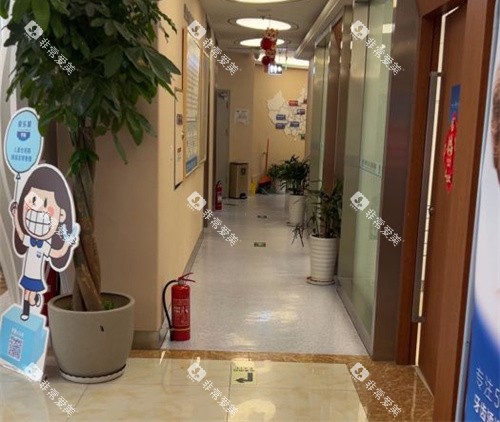 北京圣贝口腔走廊环境