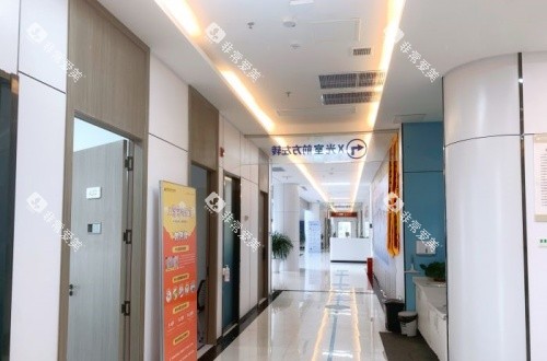 青岛宝岛吾同口腔走廊示意图