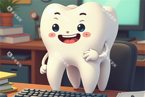 健康牙齿笑脸漫画图