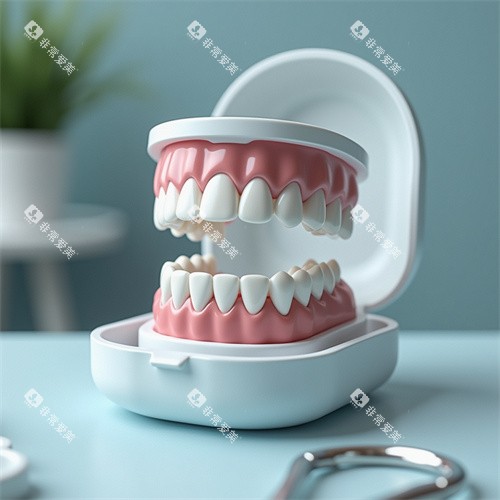 牙齿模型漫画展示示意图